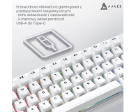 Ajazz AK680 MAX Magnetic Switch RGB biała - 1536358 - zdjęcie 8